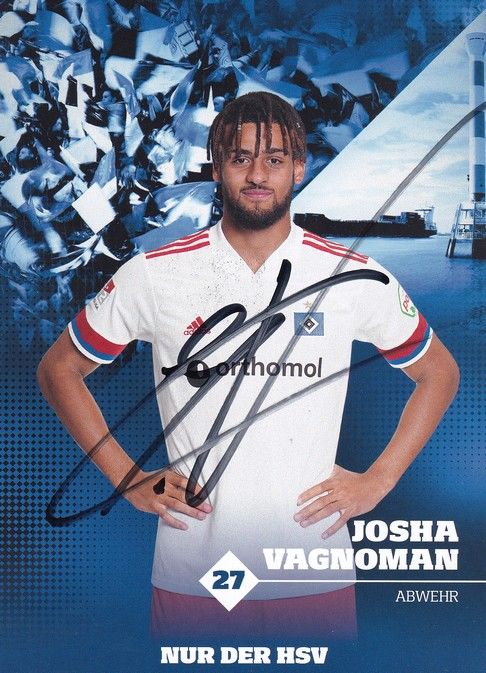 Autogramm Fussball | Hamburger SV | 2020 | Josha VAGNOMAN