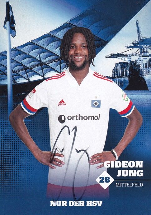 Autogramm Fussball | Hamburger SV | 2020 | Gideon JUNG