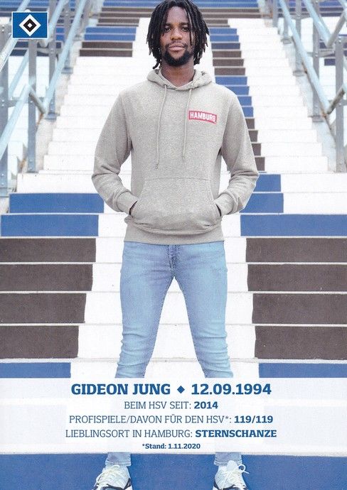 Autogramm Fussball | Hamburger SV | 2020 | Gideon JUNG