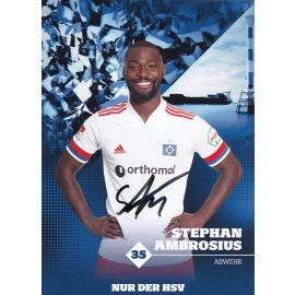 Autogramm Fussball | Hamburger SV | 2020 | Stephan AMBROSIUS