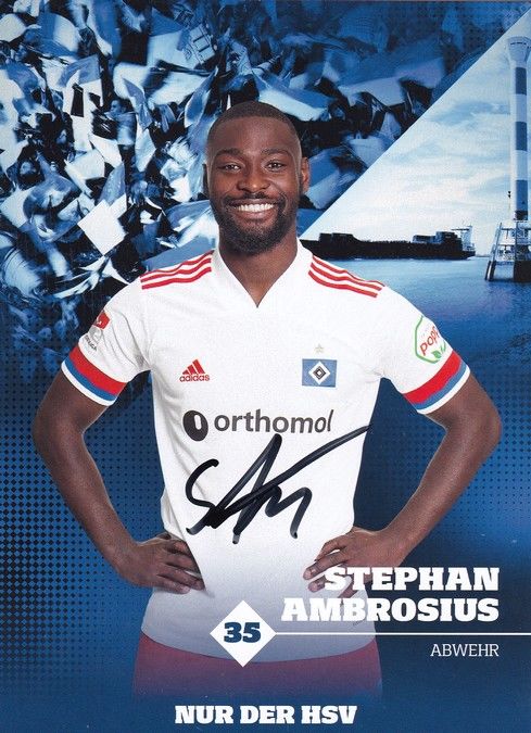 Autogramm Fussball | Hamburger SV | 2020 | Stephan AMBROSIUS