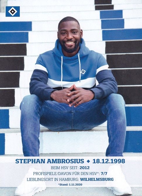 Autogramm Fussball | Hamburger SV | 2020 | Stephan AMBROSIUS
