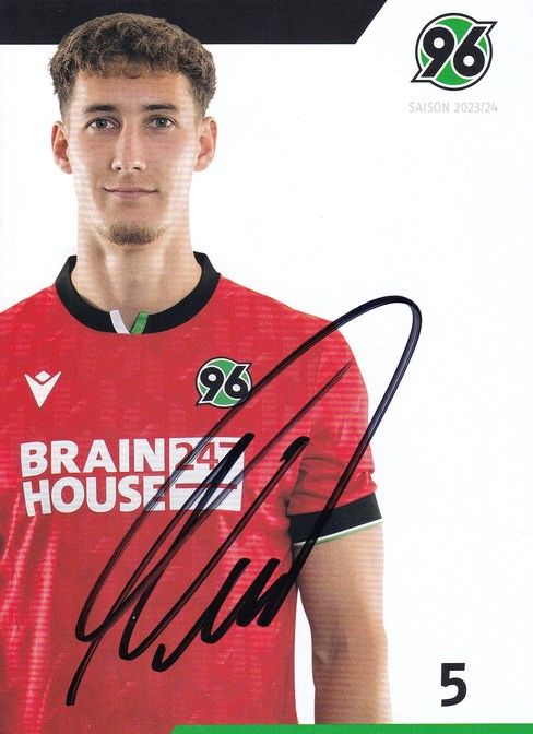 Autogramm Fussball | Hannover 96 | 2023 | Phil NEUMANN