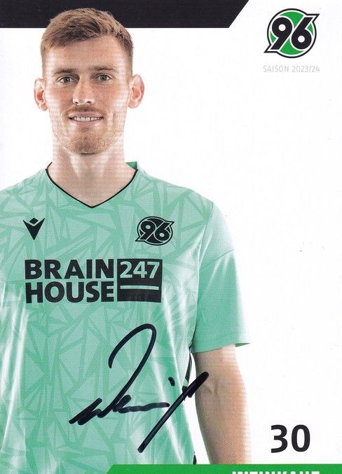 Autogramm Fussball | Hannover 96 | 2023 | Leo WEINKAUF