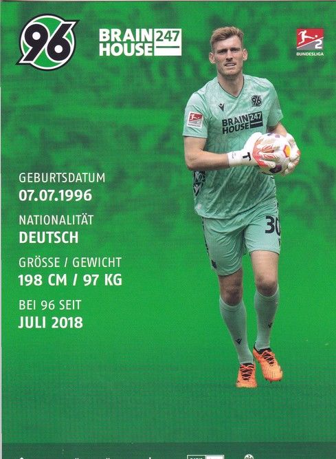 Autogramm Fussball | Hannover 96 | 2023 | Leo WEINKAUF