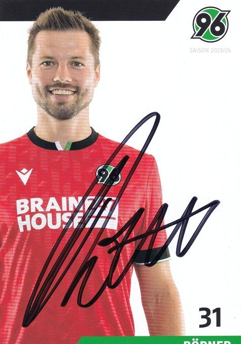 Autogramm Fussball | Hannover 96 | 2023 | Julian BÖRNER