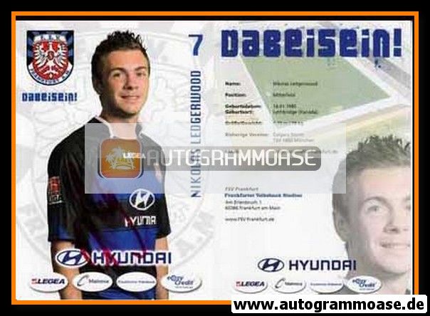 Autogramm Fussball | FSV Frankfurt | 2009 | Nikolas LEDGERWOOD