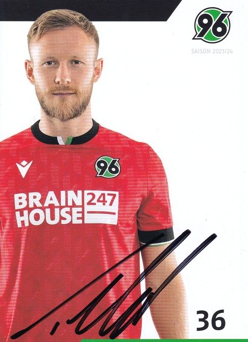 Autogramm Fussball | Hannover 96 | 2023 | Cedric TEUCHERT