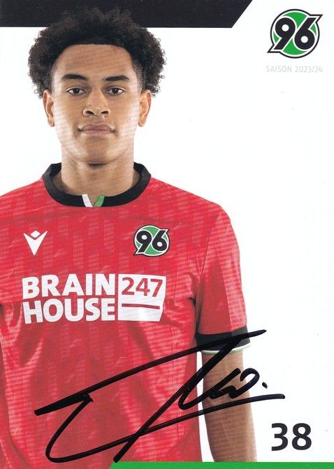 Autogramm Fussball | Hannover 96 | 2023 | Monju Thaddäus MOMULUH