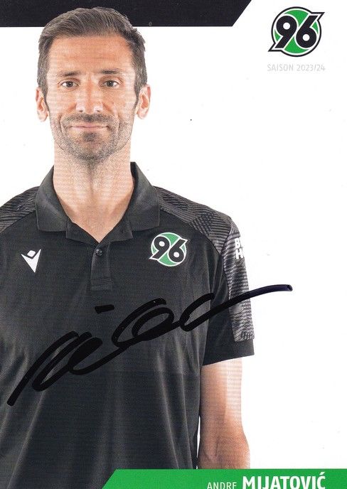 Autogramm Fussball | Hannover 96 | 2023 | Andre MIJATOVIC