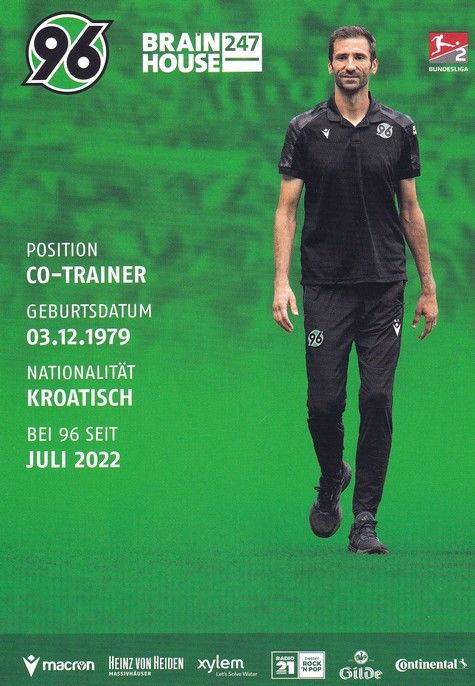 Autogramm Fussball | Hannover 96 | 2023 | Andre MIJATOVIC