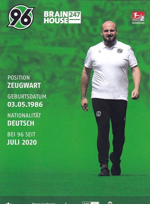 Autogramm Fussball | Hannover 96 | 2023 | Benjamin HAUPTMANN