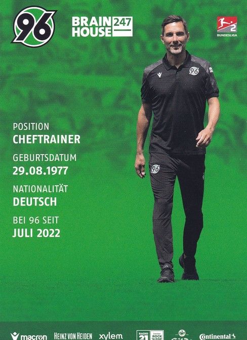Autogramm Fussball | Hannover 96 | 2023 | Stefan LEITL