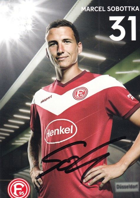 Autogramm Fussball | Fortuna Düsseldorf | 2018 | Marcel SOBOTTKA