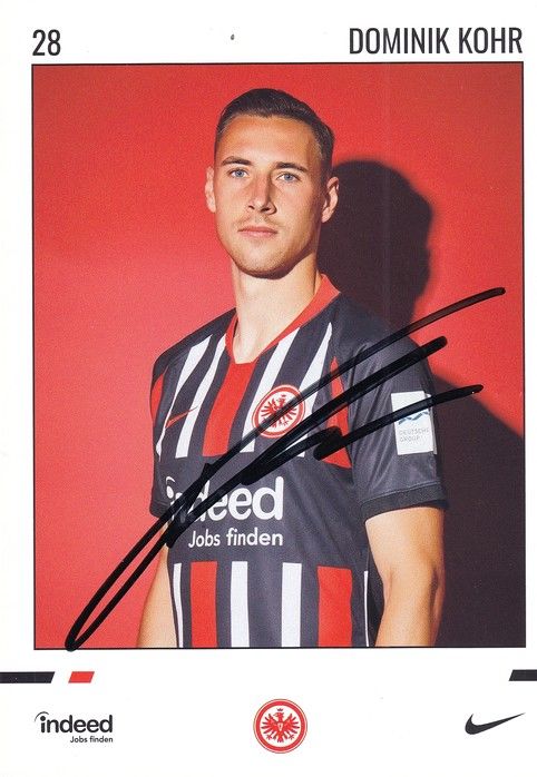 Autogramm Fussball | Eintracht Frankfurt | 2019 | Dominik KOHR