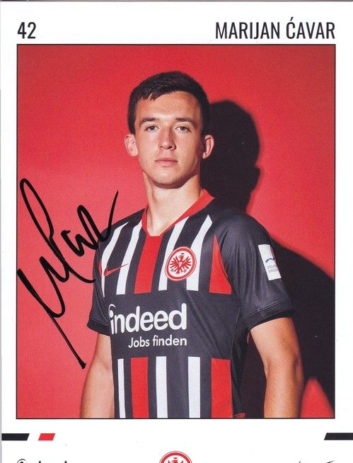 Autogramm Fussball | Eintracht Frankfurt | 2019 | Marijan CAVAR