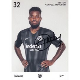 Autogramm Fussball | Eintracht Frankfurt | 2018 | Nelson MANDELA MBOUHOM