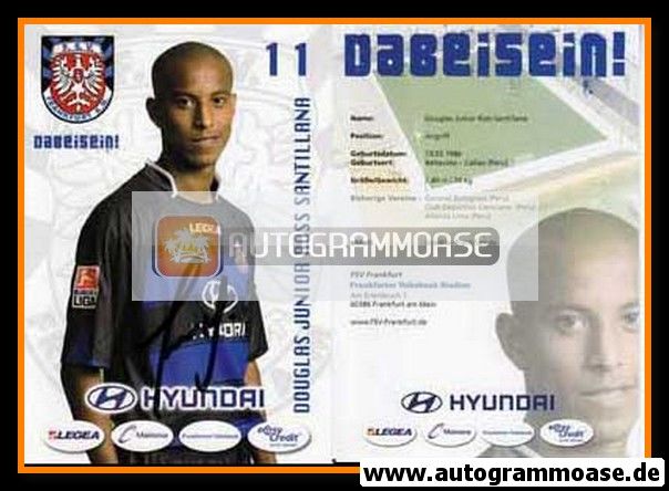 Autogramm Fussball | FSV Frankfurt | 2009 | Douglas Junior Ross SANTILLANA