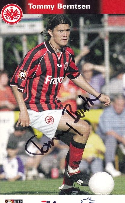 Autogramm Fussball | Eintracht Frankfurt | 2001 | Tommy BERNTSEN