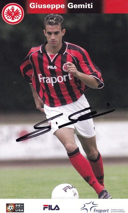 Autogramm Fussball | Eintracht Frankfurt | 2001 | Giuseppe GEMITI