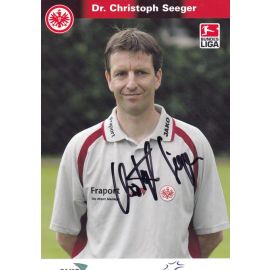 Autogramm Fussball | Eintracht Frankfurt | 2004 | Christoph SEEGER