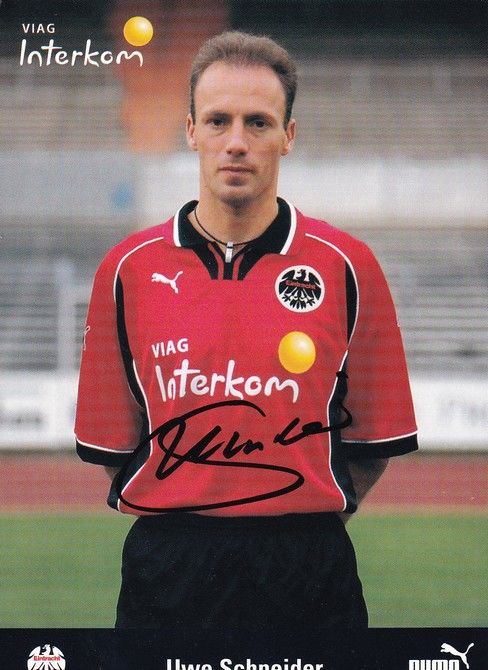 Autogramm Fussball | Eintracht Frankfurt | 1998 | Uwe SCHNEIDER