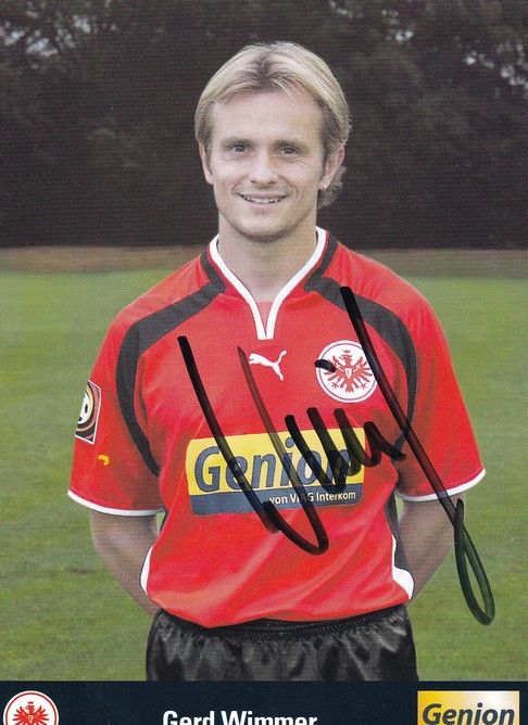 Autogramm Fussball | Eintracht Frankfurt | 2000 | Gerd WIMMER