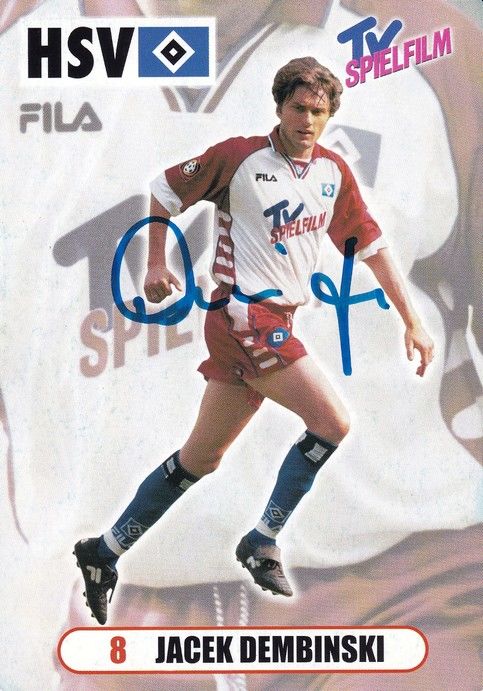 Autogramm Fussball | Hamburger SV | 2000 | Jacek DEMBINSKI