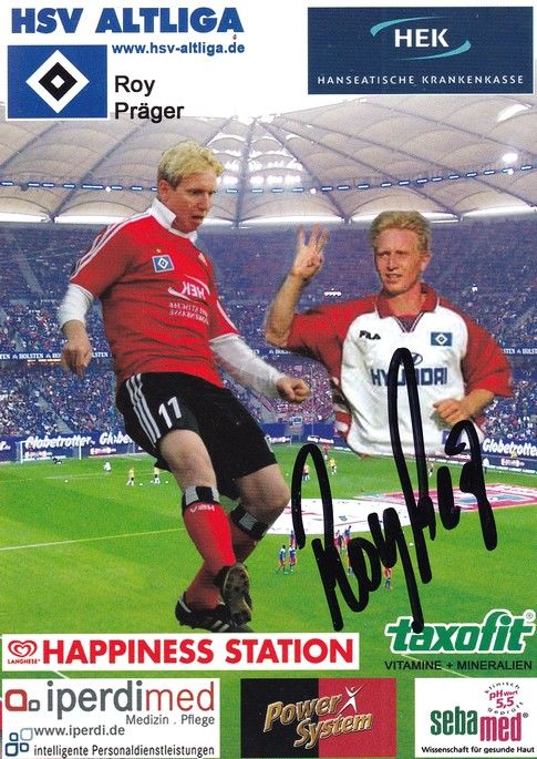 Autogramm Fussball | Hamburger SV | 2010er Altliga | Roy PRÄGER