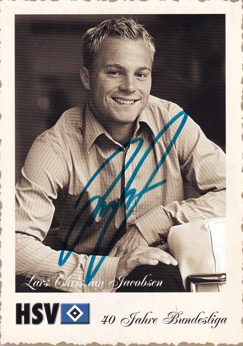 Autogramm Fussball | Hamburger SV | 2003 Retro | Lars Christian JACOBSEN
