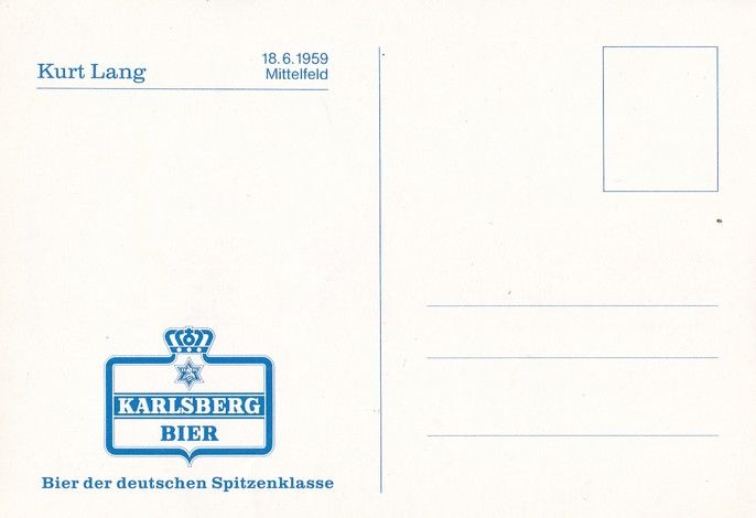 Autogramm Fussball | 1. FC Kaiserslautern | 1984 | Kurt LANG