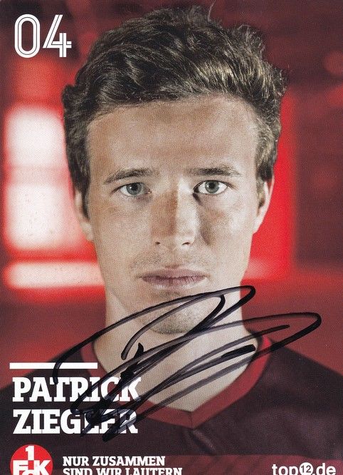 Autogramm Fussball | 1. FC Kaiserslautern | 2016 | Patrick ZIEGLER