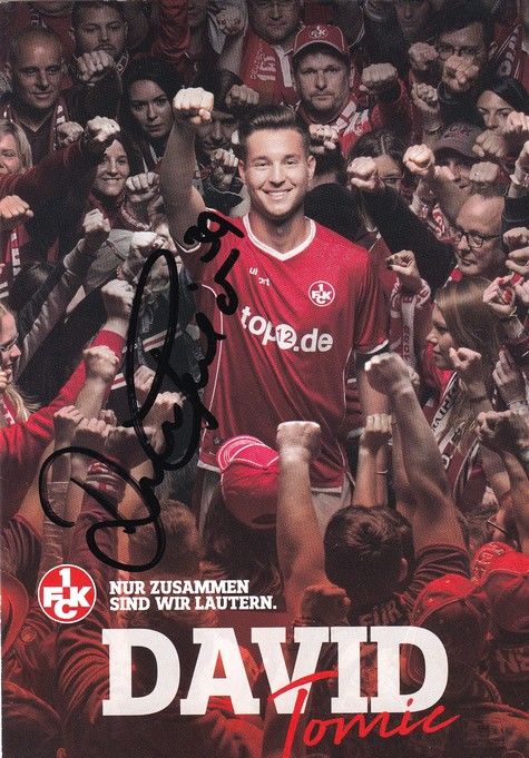 Autogramm Fussball | 1. FC Kaiserslautern | 2017 | David TOMIC