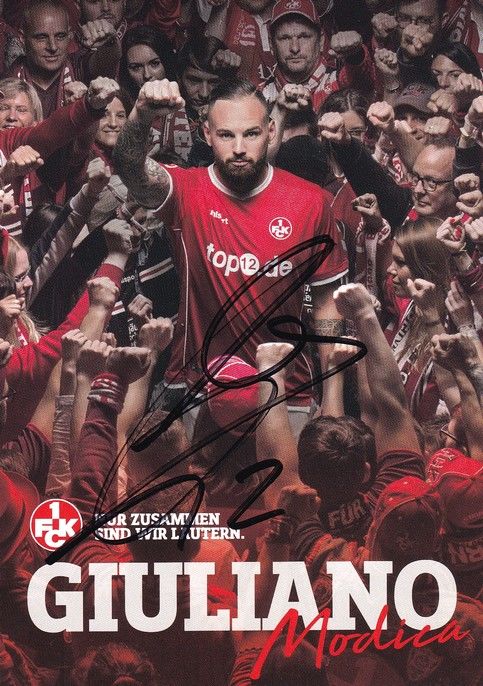 Autogramm Fussball | 1. FC Kaiserslautern | 2017 | Giuliano MODICA