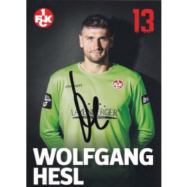 Autogramm Fussball | 1. FC Kaiserslautern | 2018 | Wolfgang HESL