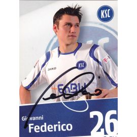 Autogramm Fussball | Karlsruher SC | 2008 | Giovanni FEDERICO