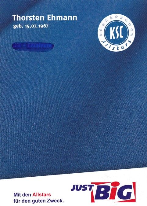 Autogramm Fussball | Karlsruher SC | 2010er TM | Thorsten EHMANN