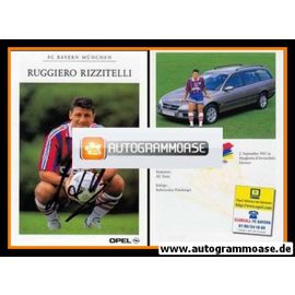 Autogramm Fussball | FC Bayern M&uuml;nchen | 1996 | Ruggiero RIZZITELLI