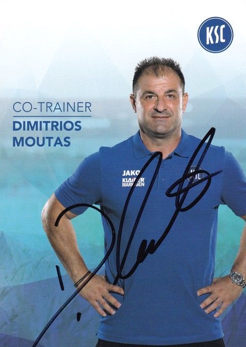 Autogramm Fussball | Karlsruher SC | 2018 | Dimitrios MOUTAS