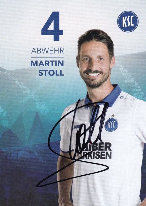 Autogramm Fussball | Karlsruher SC | 2017 | Martin STOLL