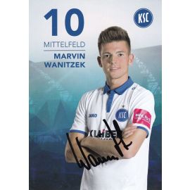 Autogramm Fussball | Karlsruher SC | 2017 | Marvin WANITZEK