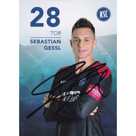 Autogramm Fussball | Karlsruher SC | 2017 | Sebastian GESSL