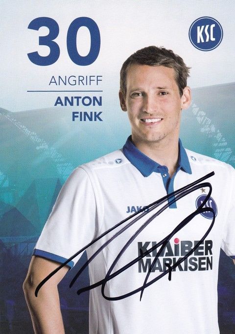 Autogramm Fussball | Karlsruher SC | 2017 | Anton FINK 
