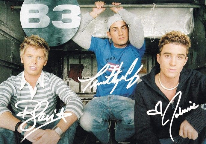Autogramme Pop (USA) | B3 | 2003 Druck "N.Y.B3" (BMG)