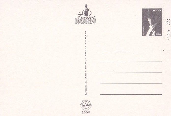 Autogramm Pop (CZ) | Jiri KORN | 2000er (Portrait SW) Fernet