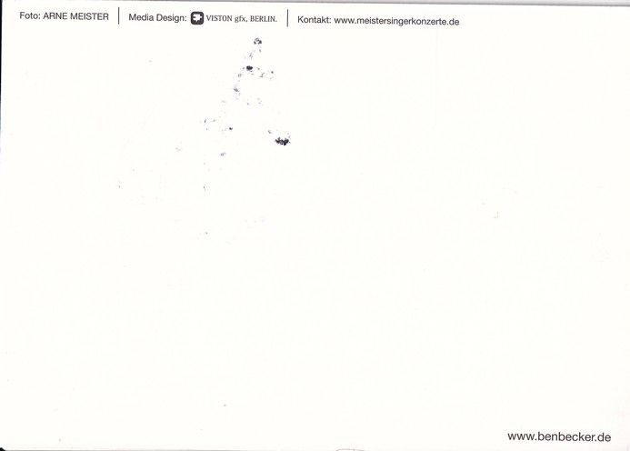Autogramm Schauspieler | Ben BECKER | 2000er (Portrait SW) Meister