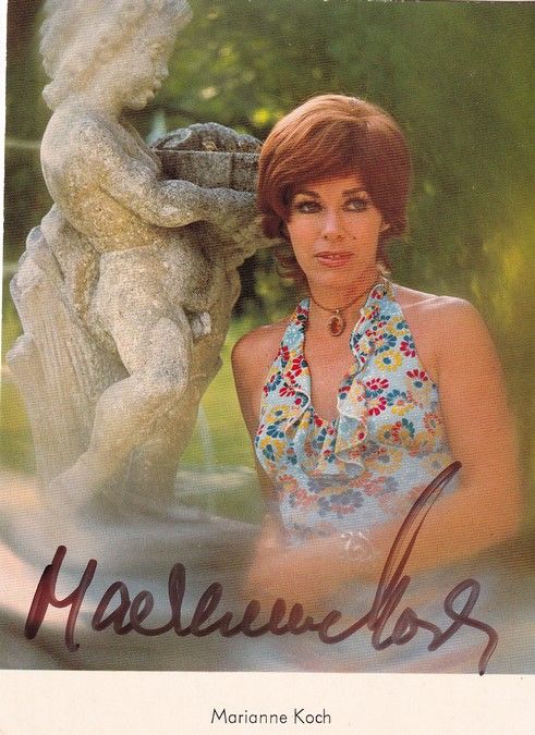 Autogramm Schauspieler | Marianne KOCH | 1970er (Portrait Color Rüdel) Rozhek