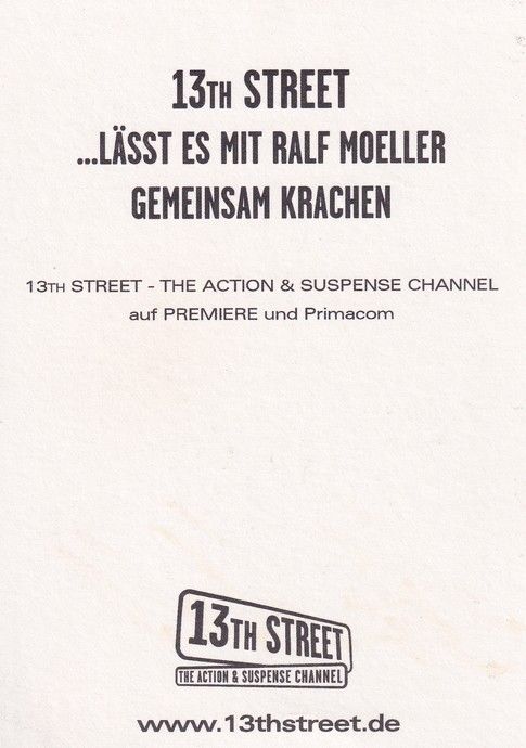 Autogramm Schauspieler | Ralf MÖLLER | 2000er (Portrait Color) 13th Street