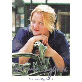 Autogramm Schauspieler | Marianne SÄGEBRECHT | 1990er (Portrait Color)