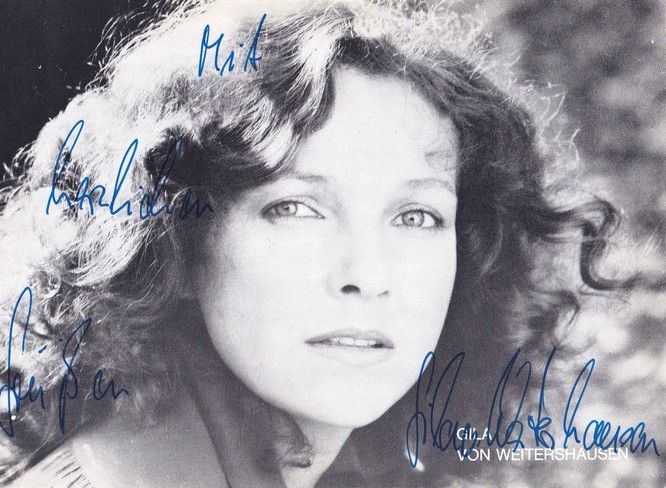 Autogramm Schauspieler | Gila VON WEITERSHAUSEN | 1970er (Portrait SW)